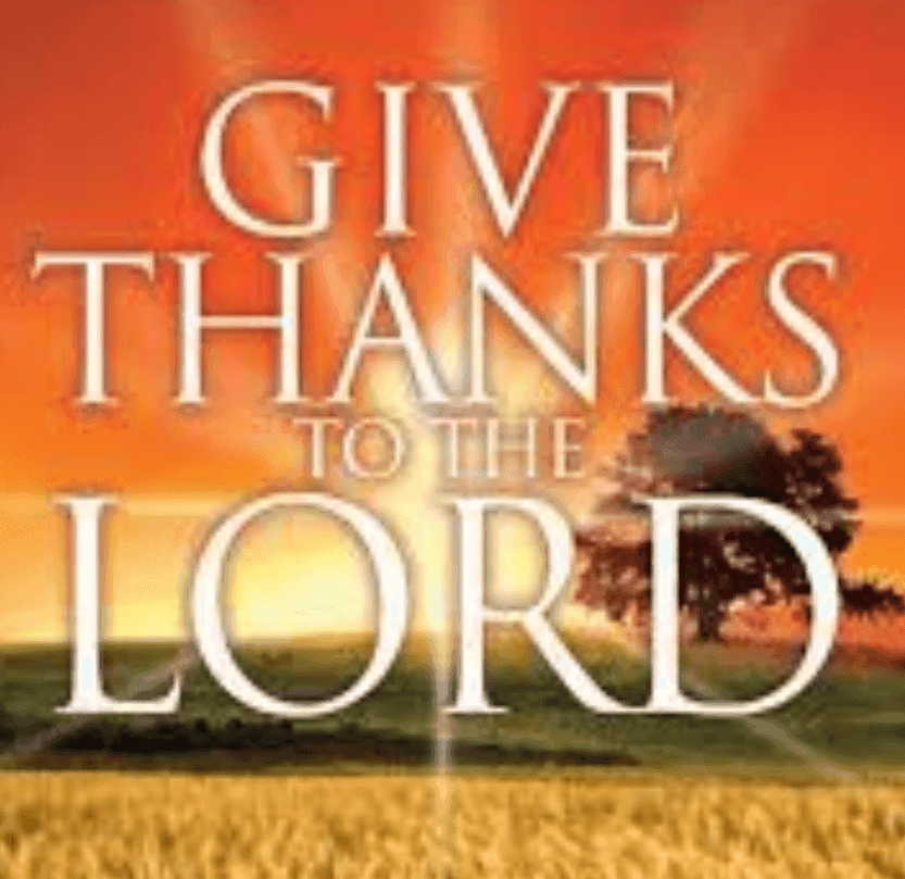 Give Thanks To The Lord